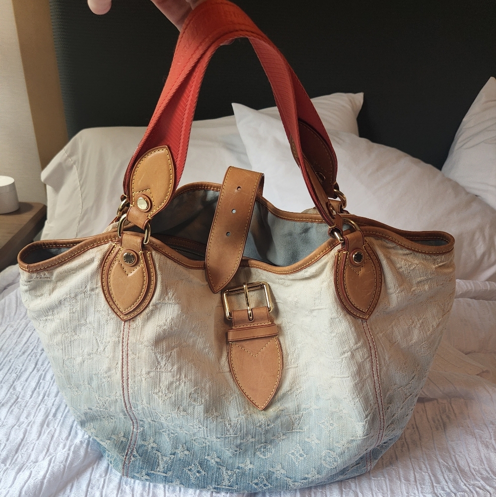 Louis Vuitton Denim Sunbeam Bleu Monogram Bag - Picture 6 of 16